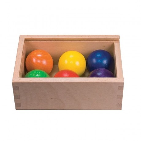 SINASPIELZEUG Holzspielzeug Frobel Gabe 1B Kugeln 50mm Деревянная игрушка Frobel Gabe 1B шарики 50мм