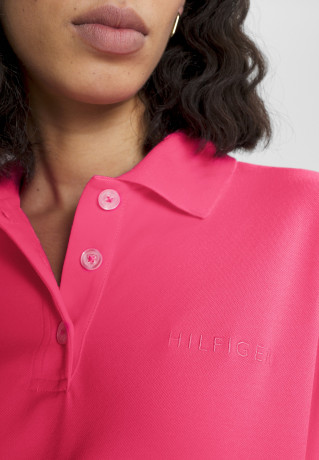 Tommy Hilfiger MODERN POLO Day dress bright cerise pink MODERN POLO Повседневное платье ярко-вишнево-розовый