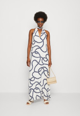 Tommy Hilfiger COASTAL ROPE MAXI HALTER  Maxi dress blue coast COASTAL ROPE MAXI HALTER Платье макси голубое побережье