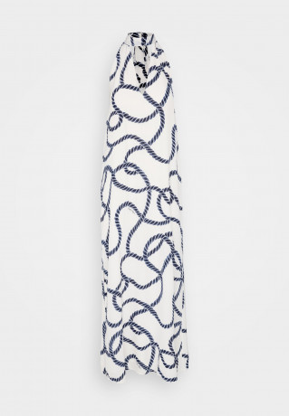 Tommy Hilfiger COASTAL ROPE MAXI HALTER  Maxi dress blue coast COASTAL ROPE MAXI HALTER Платье макси голубое побережье