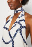 Tommy Hilfiger COASTAL ROPE MAXI HALTER  Maxi dress blue coast COASTAL ROPE MAXI HALTER Платье макси голубое побережье