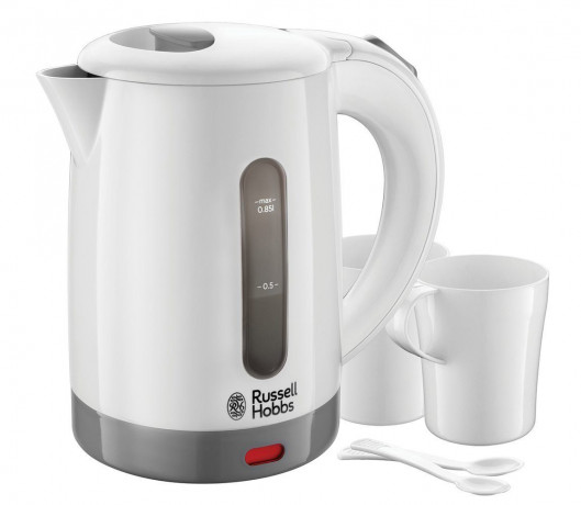 RUSSELL HOBBS RUSSELL HOBBS Wasserkocher 23840-70 Travel Wasserkocher Weiss + 2 Tassen + 2 Teeloffel RUSSELL HOBBS Чайник 23840-70 Travel Kettle Белый + 2 чашки + 2 чайные ложки