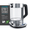 Arendo Arendo Wasserkocher, 1,5 l, 2200 W, Edelstahl Glas mit Basisstation, Temperatureinstellung 70° 100° C Чайник Arendo, 1,5 л, 2200 Вт, стекло нержавеющая сталь, с подставкой, регулировка температуры 70° 100° C