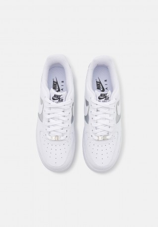 Nike Sportswear WMNS AIR FORCE 1 #x27;07 REC Sneaker low white/black/metallic silver WMNS AIR FORCE 1 #x27;07 REC Низкие кроссовки женские белый/черный/серебристый металлик