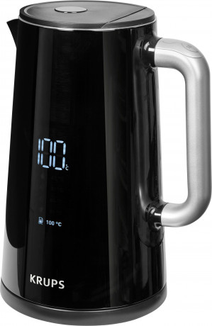 Krups Krups Wasserkocher BW8018 Smart'n Light, 1,7 l, 1800 W, Digitalanzeige, 5 Temperaturstufen, 360°-Sockel, Abschaltautomatik Чайник Krups BW8018 Smart'n Light, 1,7 л, 1800 Вт, цифровой дисплей, 5 уровней температуры, основание 360°, автоматическо