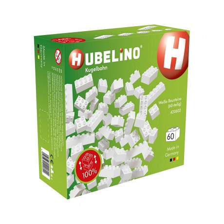 Hubelino 60-teiliges weisses Bausteine Set Набор из 60 белых строительных блоков