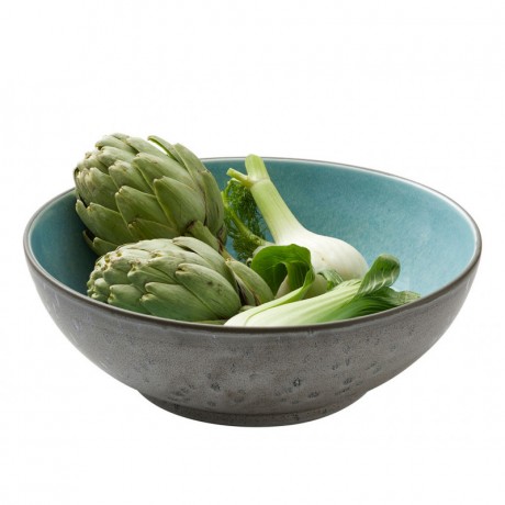 Bitz Bitz Gastro grey / light blue Salatschussel d: 30 cm / h: 10 cm Салатник Bitz Gastro серый/голубой д: 30 см / в: 10 см