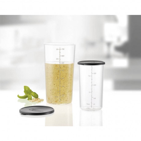 Esge Esge Stabmixer Messbecher-Set aus Glas mit Deckel Набор мерных стаканов для ручного блендера Esge с крышкой