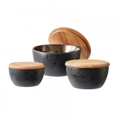 Bitz Bitz Gastro black / bronze Schussel mit Deckel Set 3-tlg. d: 10 cm / 12 cm / 14 cm Bitz Gastro черная/бронзовая миска с крышкой, комплект из 3 предм. д: 10см / 12см / 14см