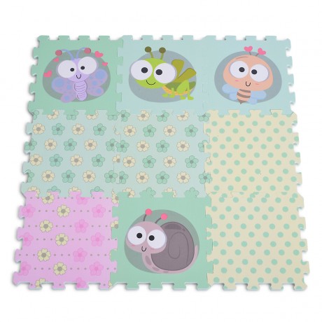 MONI Puzzlematte 9 teilig Teilegrosse 31 x 31 cm EVA-Schaum Puzzlematten Коврик-пазл 9 штук Размер 31 x 31 см Коврики-пазлы из пеноматериала EVA