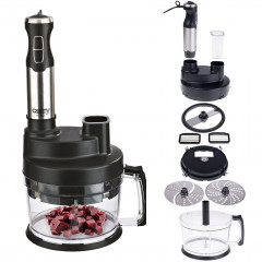 JUNG JUNG Handmixer CAMRY CR4623 Elektrische Stabmixer Set, Zerkleinerer Kuche elektrisch, 1000,00 W, Multizerkleinerer Gemuseschneider Zwiebelschneider Stabmixer Purieren  Ручной миксер JUNG CAMRY CR4623, электрический ручной блендер, электрический кухон