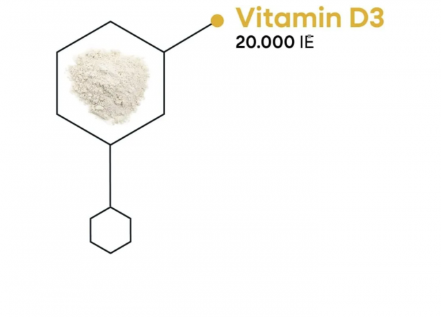 Vitamaze Vitamin D3 highly dosed 20000 IU per tablet (20-day dose) 180st, Витамин D3 20000МЕ Депо (Германия), 180шт, таблетки, 1 таблетка в 20 дней, запас на 10 лет, 180шт