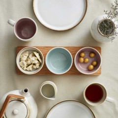 Bitz Bitz Gastro matte cream Kabarett-32x11x6 cm Set 4-tlg. Bitz Gastro матовый крем-кабаре-32x11x6 см набор из 4-х предметов.