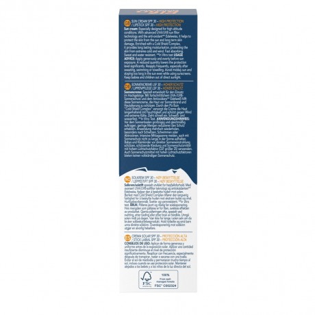 Piz Buin Mountain Sonnencreme + Lippenpflege LSF 30  Горный солнцезащитный крем + уход за губами SPF 30