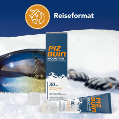 Piz Buin 2in1 Mountain Sonnencreme + Lippenpflege LSF 30, 2в1 Горный солнцезащитный крем SPF 50 + уход за губами SPF 30