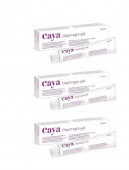 Caya Diaphragma Gel 60g x 3st, Caya Diaphragm Gel, спермицидный гель для вагинальной диафрагмы, Германия, негормональная контрацепция Набор 60г х 3шт 