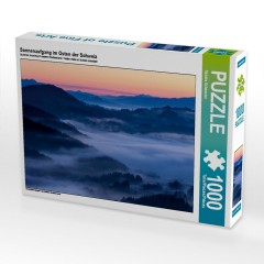 CALVENDO Puzzle CALVENDO Puzzle Sonnenaufgang im Osten der Schweiz Пазл CALVENDO Puzzle Восход солнца в восточной Швейцарии
