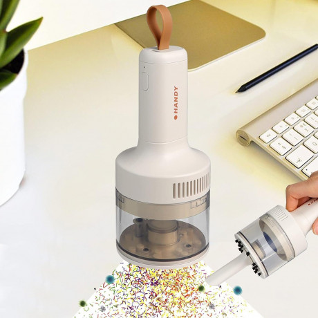 Yoyaxi Akku-Handstaubsauger Tischstaubsauger USB wiederaufladbar mit hoher Saugleistung, 1200 mAh Li-Akku fur Schule, Zuhause, Buro und Auto  Беспроводной ручной пылесос Yoyaxi, настольный пылесос, перезаряжаемый через USB, с высокой мощностью всасывания,