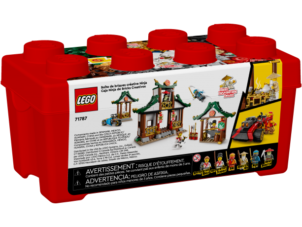 Lego Kreative Ninja Steinebox Креативная кирпичная коробка ниндзя