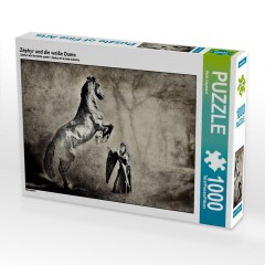 CALVENDO Puzzle CALVENDO Puzzle Zephyr und die weisse Dame Пазл CALVENDO Пазл Зефир и белая дама