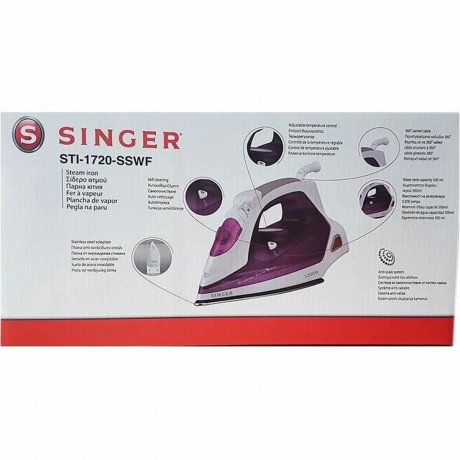 Singer Singer Dampfbugeleisen Dampfbugeleisen Singer 2200 W Паровой утюг Singer Паровой утюг Singer 2200 Вт