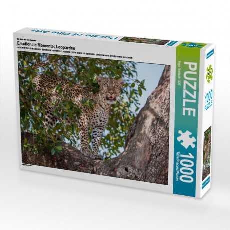 CALVENDO Puzzle CALVENDO Puzzle Emotionale Momente: Leoparden Пазл CALVENDO Puzzle Эмоциональные моменты: леопарды