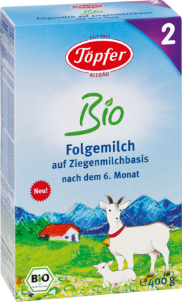 Töpfer Био Молочная смесь для малышей 2 из козьего молока, после 6.Месяц	ев, 400 г