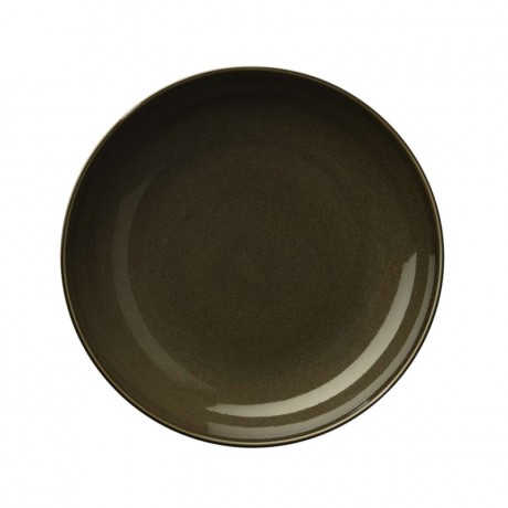 ASA SELECTION ASA Kolibri Chestnut Teller Coupe d: 24 cm / h: 4,5 cm Тарелка ASA Hummingbird Chestnut Plate Coupe d: 24 см / высота: 4,5 см