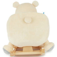 bieco Schaukelpferd Plusch Bar Schaukeltier 60 cm Baby Wippe Holz Spielzeug ab 9 M Schaukeltiere Лошадка-качалка Плюшевая перекладина Животное-качалка 60 см Детская качалка Деревянная игрушка от 9 м Животные-качалки