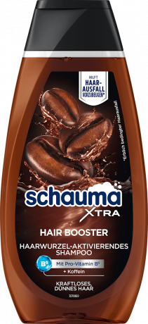 Schauma Shampoo XTRA Hair Booster, 350 ml, Schauma укрепляющий шампунь XTRA Hair Booster с кофеином и провитамином B5, 350 мл