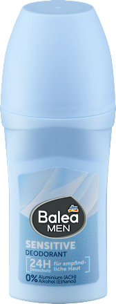 Balea MEN Deo Roll-on Sensitive, 50 ml, Роликовый дезодорант Sensitive для чувствительной кожи до 24 часов, 50 мл