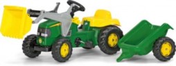Rolly Toys ROLLY TOYS Rolly Schaufellader John Deere mit Anhanger ROLLY TOYS Одноковшовый погрузчик John Deere с прицепом