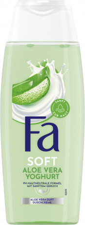 Fa Soft Aloe Vera Yoghurt Duschcreme 250 ml, Крем для душа FA Soft Aloe Vera Yoghurt с йогуртовыми протеинами и ароматом алоэ, 250 мл
