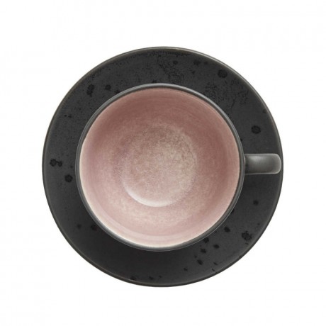 Bitz Bitz Gastro black / light Tasse 0,22 L mit Untertasse 10 cm Set 4-tlg. Чашка Bitz Gastro черная/светлая 0,22 л с блюдцем 10 см, набор из 4 шт.