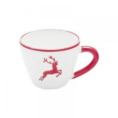 Gmundner Keramik Gmundner Keramik Rubinroter Hirsch Mokka-/Espresso-Obertasse Gourmet 0,06 L / h: 5,1 cm Gmundner Ceramics Ruby Red Deer Mocha/Espresso Cup Gourmet 0,06 л / высота: 5,1 см