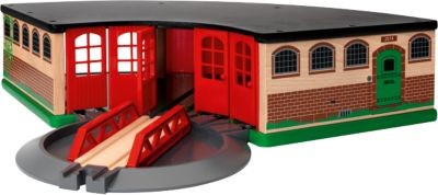 BRIO Grosser Ringlokschuppen Большая развязка