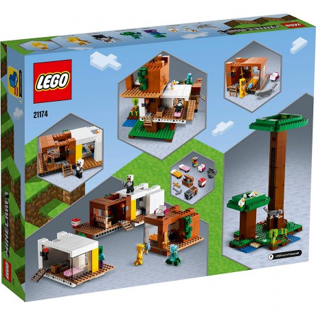 LEGO 2er Set НАБОР ЛЕГО: Minecraft 21174 Современный домик на дереве + 21188 Деревня Ламы