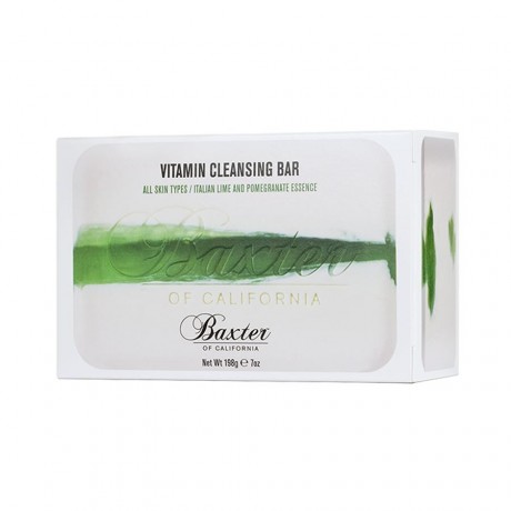Baxter of California Vitamin Cleansing Bar Italian Lime & Pomegranate Очищающее мыло с витаминами итальянский лайм и гранат, 198г
