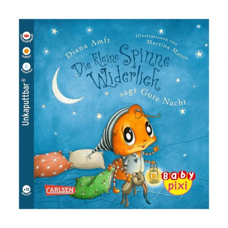Carlsen Verlag Baby Pixi (unkaputtbar) 119: VE 5 Die kleine Spinne Widerlich sagt Gute Nacht (5 Exemplare) Baby Pixi (unbreakable) 119: VE 5 Маленький паучок Отвратительно желает спокойной ночи (5 копий)