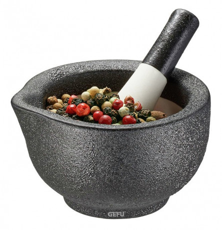GEFU GEFU Morser u8 7,7 cm GRINO schwarz/weiss  7,7 см ГРИНО