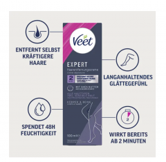 Veet EXPERT Haarentfernungscreme Korper &amp; Beine alle Hauttypen,  Крем для удаления волос EXPERT для тела и ног, подходит для всех типов кожи 100мл