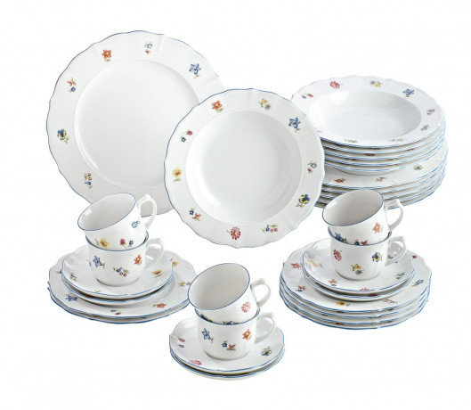 Seltmann Weiden Seltmann Weiden Kombiservice 30-tlg. Sonate Nostalgie Weiss Комбинированный сервиз Seltmann Weiden 30 шт. Соната ностальгия