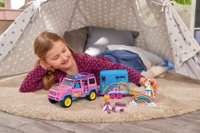 Dickie Toys Pink Drivez Unicorn Trailer Трейлер Pink Drivez Unicorn