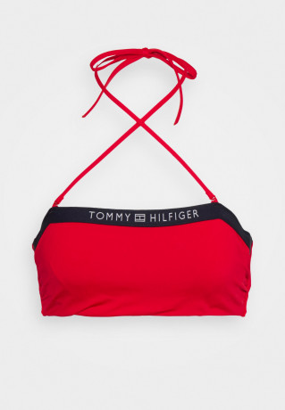 Tommy Hilfiger BANDEAU  Bikini top primary red БАНДО лиф бикини первичный красный