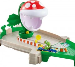 Mattel Hot Wheels Mario Kart Piranha-Pflanzen-Trackset inkl. 1 Spielzeugauto Hot Wheels Mario Kart Piranha Plant Trackset включает 1 игрушечную машинку
