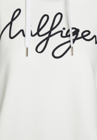 Tommy Hilfiger RELAXED SCRIPT HOODIE Sweatshirt ecru RELAXED SCRIPT HOODIE Свитер экрю
