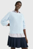 Tommy Hilfiger Jumper breezy blue джемпер свежий синий