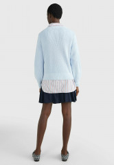 Tommy Hilfiger Jumper breezy blue джемпер свежий синий