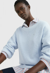 Tommy Hilfiger Jumper breezy blue джемпер свежий синий