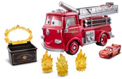 Mattel Disney Pixar Cars Farbwechsel Red Spielset und exklusives Lightning McQueen-Fahrzeug Красный игровой набор Disney Pixar Cars, меняющий цвет, и эксклюзивный автомобиль Lightning McQueen